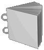 Broschüre mit Ringösen, Endformat Quadrat 10,5 cm x 10,5 cm, 104-seitig